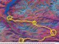 喀那斯景点和徒步线路图