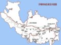 日喀则地区示意图