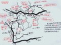 稻城沿线手绘地图