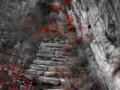 徒步三峡红叶古栈道