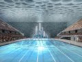 北京奥运游泳场馆“水立方”正式亮相