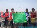 河南鹤壁5老年骑友漠河行起程 平均年龄66岁