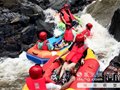九莲山峡谷漂流开漂 打响南天行玩水第一枪