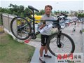 厦门“天蝎男”骑车闯台湾 将成为闽首个赴台个人游骑行者