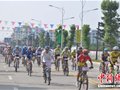 “妈祖故里”福建莆田举办百人自行车骑行赛