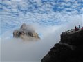 国庆穿越天柱山 云雾缥缈