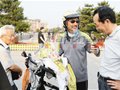 花甲台胞单车骑行大陆 感慨西安变化大人淳朴热情